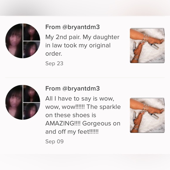 Silver High Heels Sandals with Rhinestone Block Heel & Strappy Adjustable Ankle - Picture 9 of 9